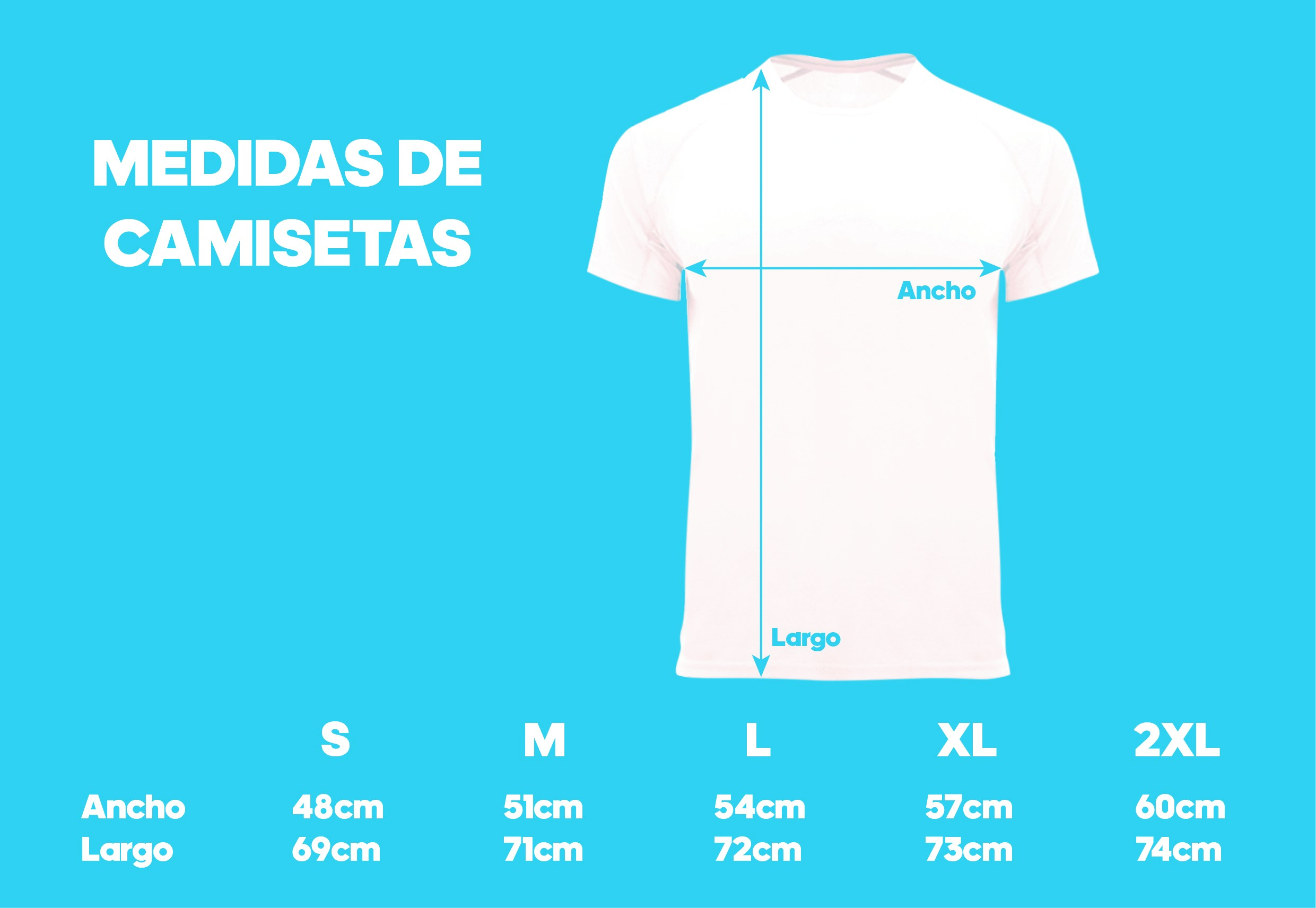 Tallas camiseta
